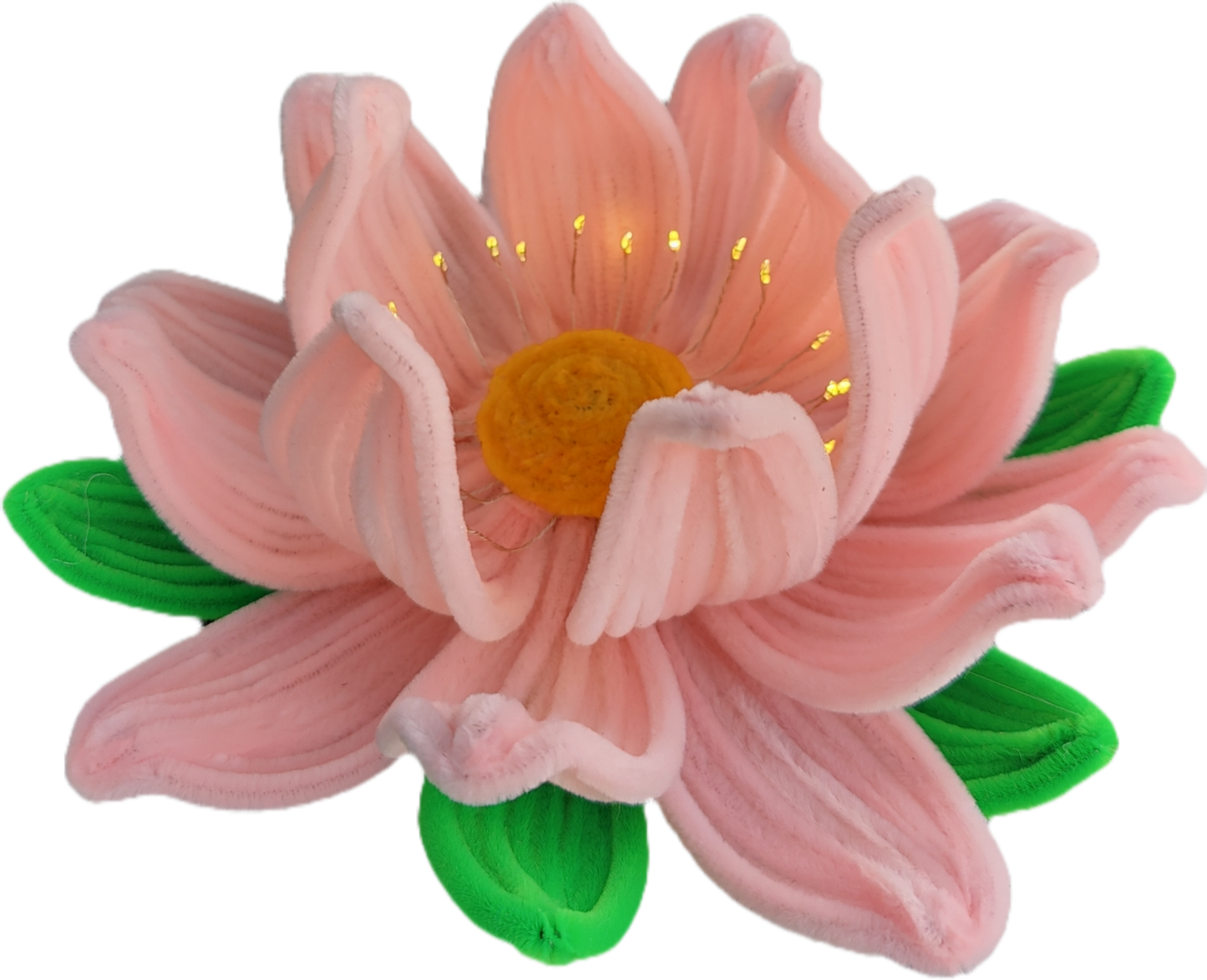 Lotus flower fairy lamp
